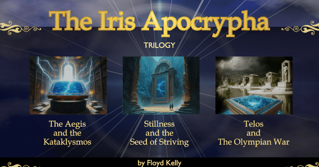 The Iris Apocrypha by Floyd Kelly (2025) Cover Art