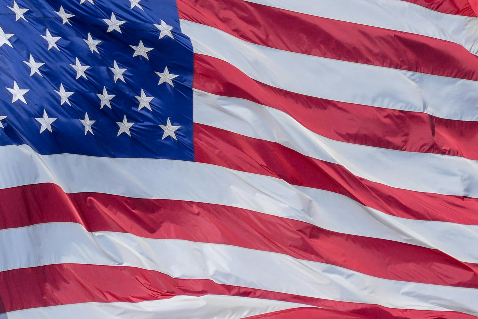 flag blowing in the wind