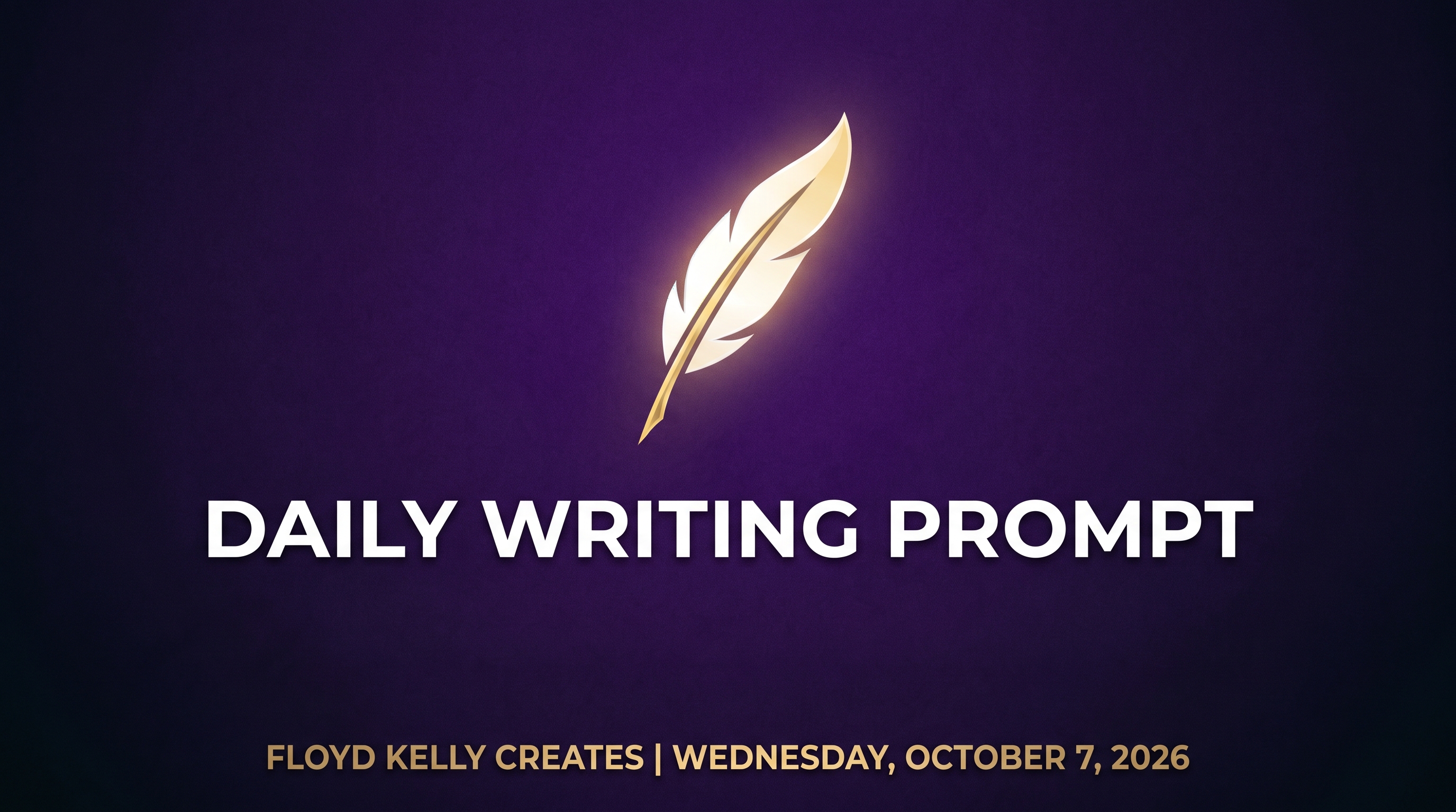 Daily Prompt #2907 October 7, 2026