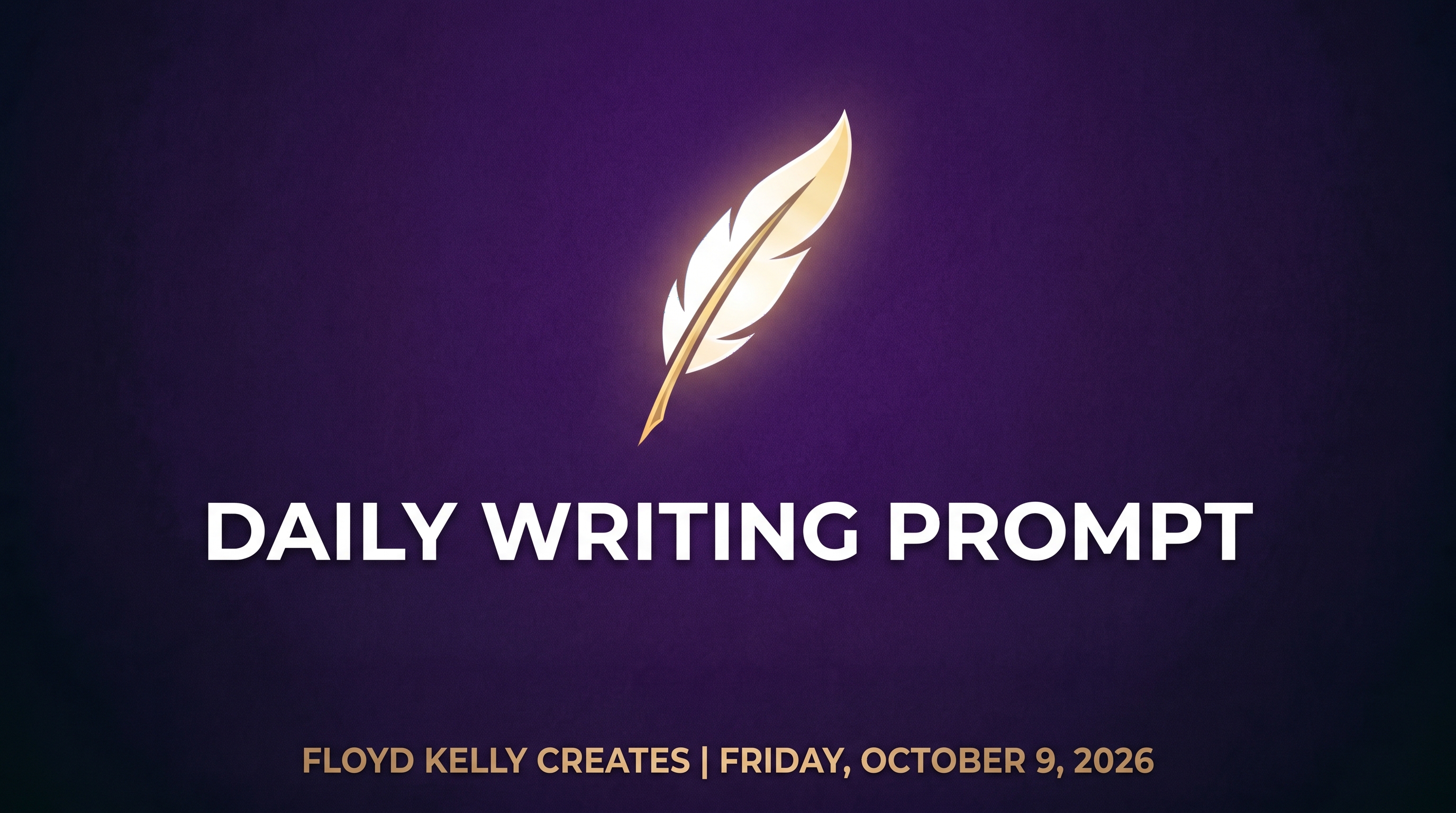 Daily Prompt #2909 October 9, 2026